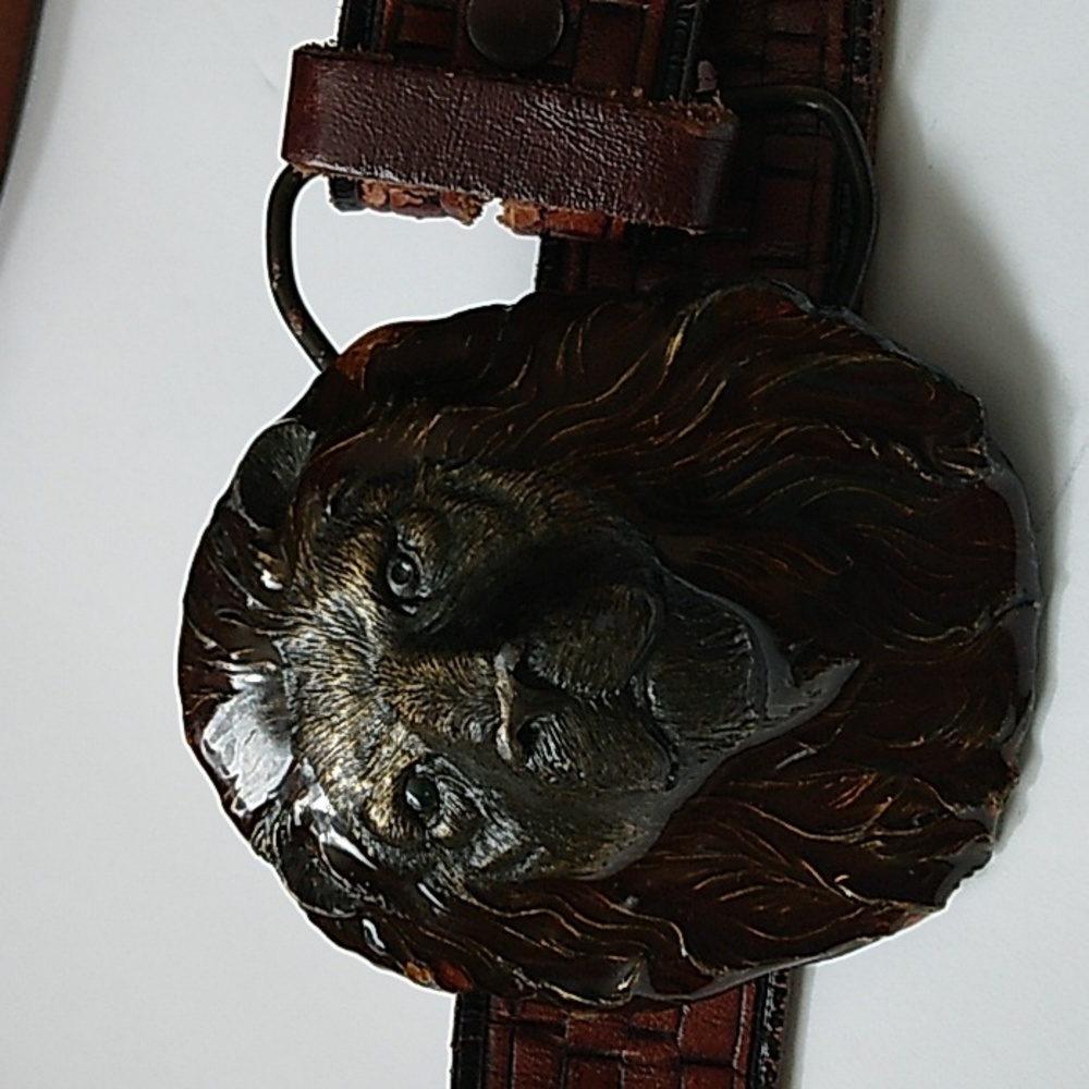 Vintage  bergamot belt